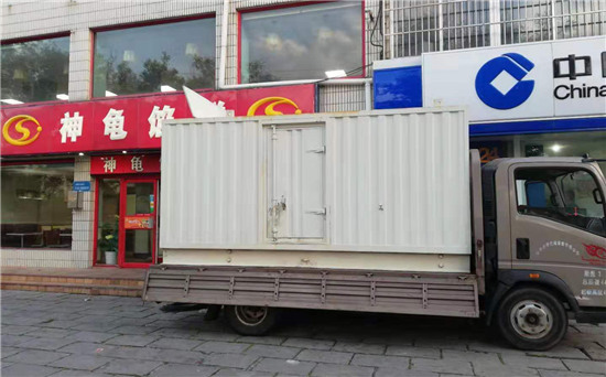 三更罗镇出租发电机施工案例